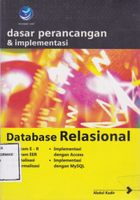 Image of Dasar Perancangan dan implementasi Database Relasional