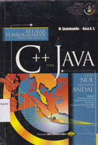 Image of Belajar Pemograman dengan Bahasa C++ dan Java dari Nol Menjadi Andal
