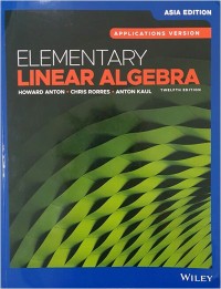 Image of ELEMENTARY LINEAR ALGEBRA: APPLICATIONS VERSION