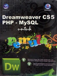 Image of Dreamweaver CS5 PHP-MySQL untuk Pemula