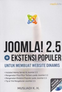 Image of Joomla! 2.5 + Ektensi populer untuk membuat website dinamis