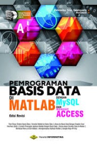 Image of Pemrograman basis data di matlab dengan MySql dan  Microsoft Access