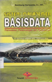 Image of Sistem Manajemen Basisdata: pemodelan  perancangan dan terapannya
